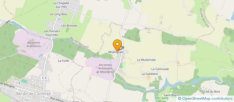 localisation de l'entreprise CAP ANJOU BLEU à SEGRE-EN-ANJOU BLEU