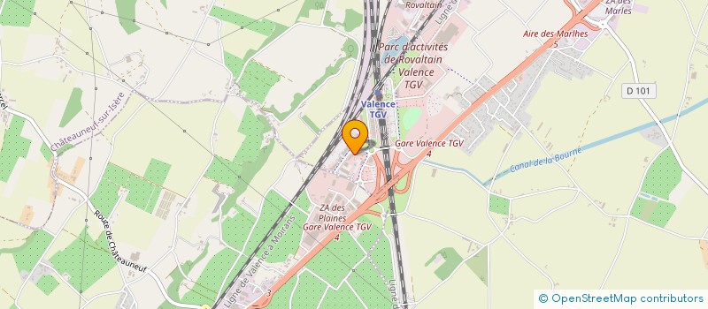 localisation de l'entreprise CAP ARA à ALIXAN