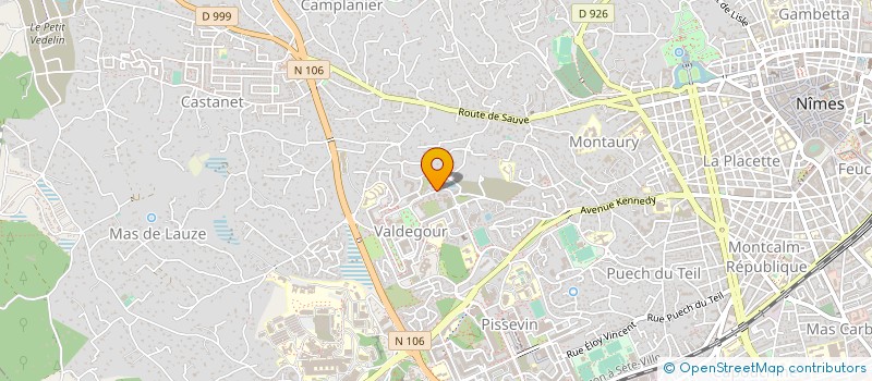 localisation de l'entreprise CAP ARCHITECTURE PASTOR  NIMES