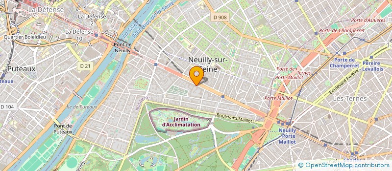 localisation de l'entreprise CAP ARNEST à NEUILLY-SUR-SEINE