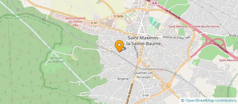 localisation de l'entreprise CAP'ART, LA PLUS BELLE IMAGE DE TOI à SAINT-MAXIMIN-LA-SAINTE-BAUME