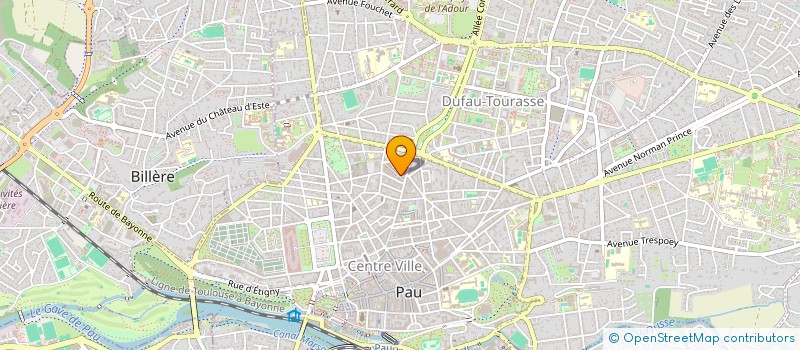 localisation de l'entreprise CAP ASSURANCES à PAU