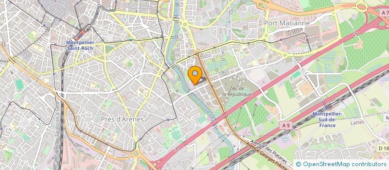 localisation de l'entreprise CAP ASSURANCES SANTE à MONTPELLIER