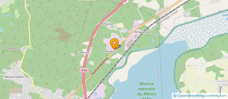 localisation de l'entreprise CAP ATLANTIC PISCINES à BENESSE-MAREMNE