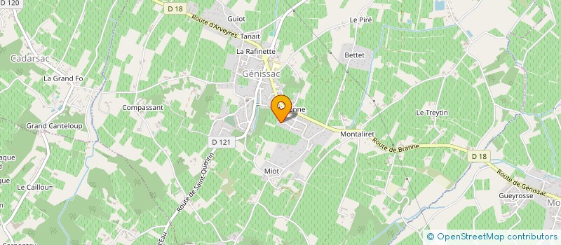 localisation de l'entreprise CAP ATLANTIQUE SECURITE  GENISSAC