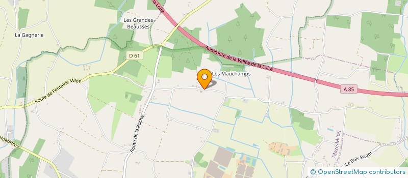 localisation de l'entreprise CAP AU LESTE  MAZE-MILON