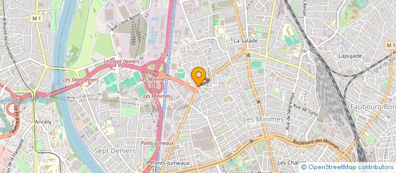 localisation de l'entreprise CAP AU NORD  TOULOUSE