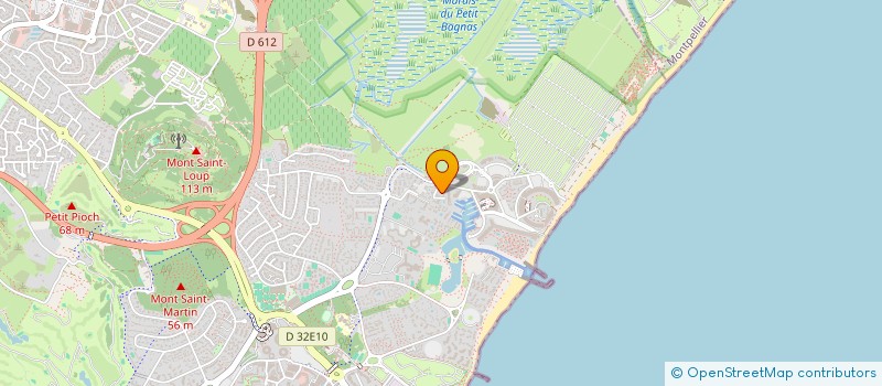 localisation de l'entreprise CAP AU SUD  AGDE