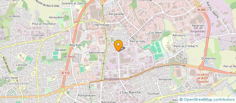 localisation de l'entreprise CAP AU SUD  PLOUGASTEL-DAOULAS