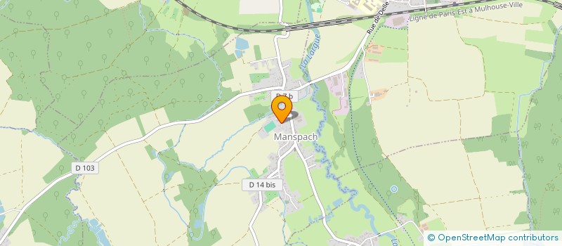 localisation de l'entreprise CAP AU SUD  MANSPACH