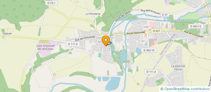 localisation de l'entreprise CAP' AURMN à SAINT-DENIS-LANNERAY