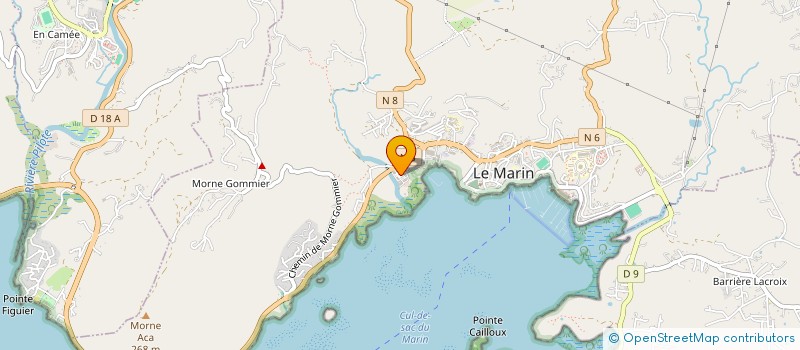 localisation de l'entreprise CAP AUTO SUD à LE MARIN
