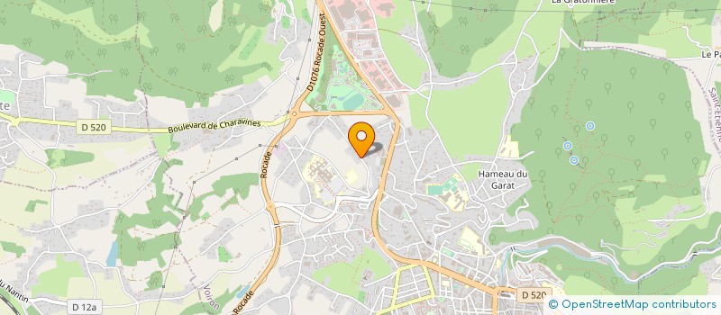 localisation de l'entreprise CAP AUTOMOBILE à VOIRON