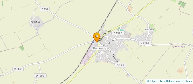 localisation de l'entreprise CAP AUTOMOBILES à BAILLEAU-LE-PIN