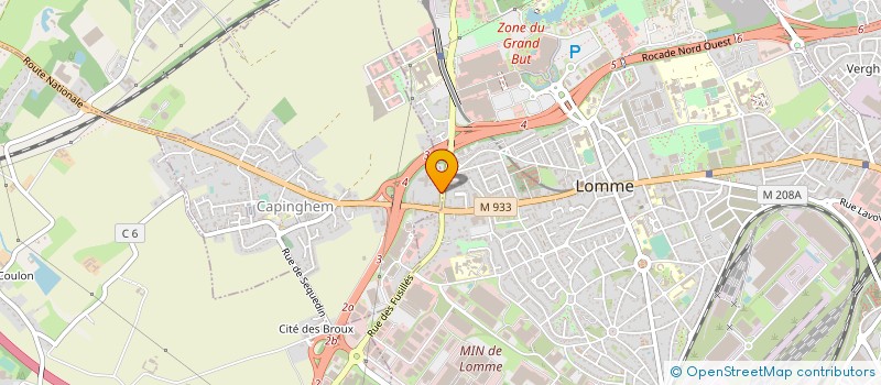 localisation de l'entreprise CAP'AVENIR à CAPINGHEM