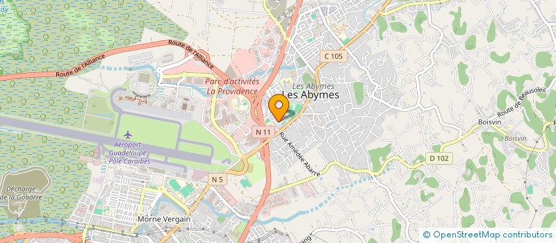 localisation de l'entreprise CAP'AVENIR à LES ABYMES