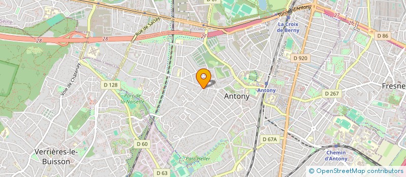 localisation de l'entreprise CAP AVENIR à ANTONY