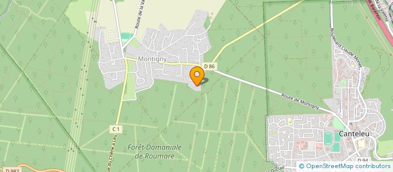 localisation de l'entreprise CAP AVENIR  MONTIGNY