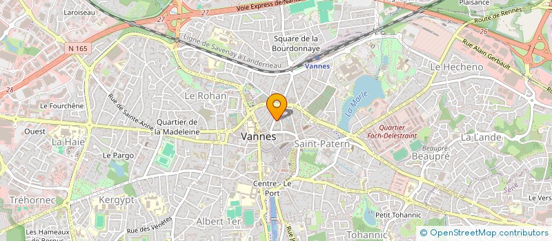 localisation de l'entreprise CAP AVENIR à VANNES