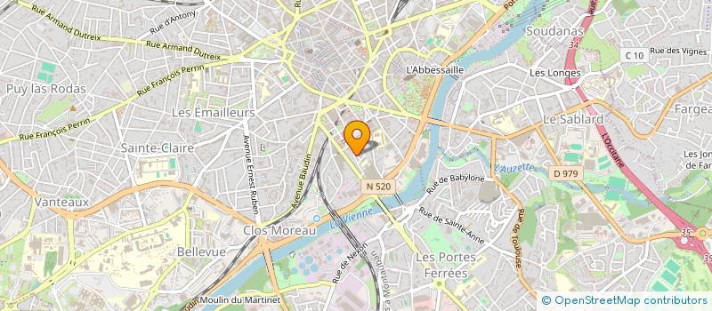 localisation de l'entreprise CAP AVENTURE à LIMOGES