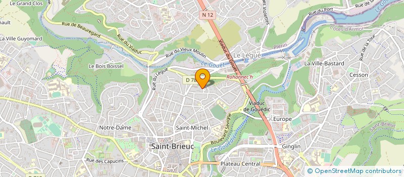 localisation de l'entreprise CAP AVENTURES à SAINT-BRIEUC