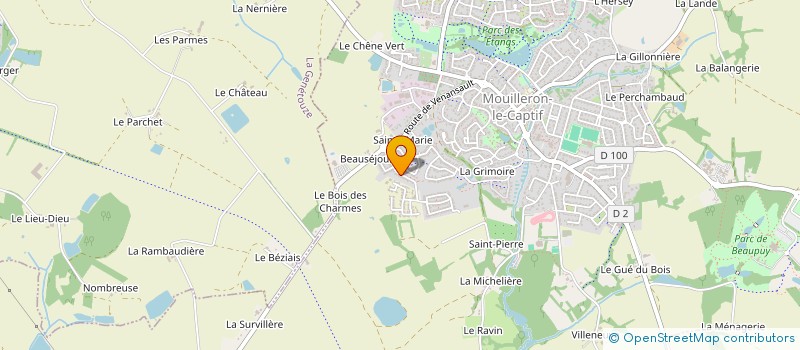 localisation de l'entreprise CAP AVENUE à ROCHE SUR YON (LA)