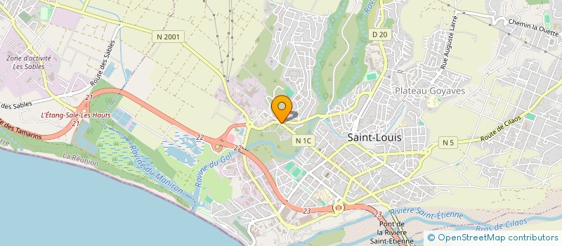 localisation de l'entreprise CAP BACHE  SAINT-LOUIS