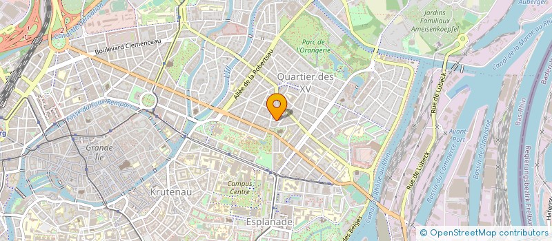 localisation de l'entreprise CAP BAIFAL  STRASBOURG