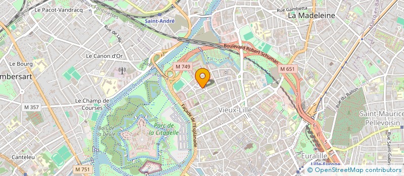 localisation de l'entreprise CAP BARBALMER à LILLE