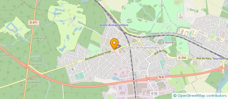 localisation de l'entreprise CAP BARTHODIA IDF à GRETZ-ARMAINVILLIERS