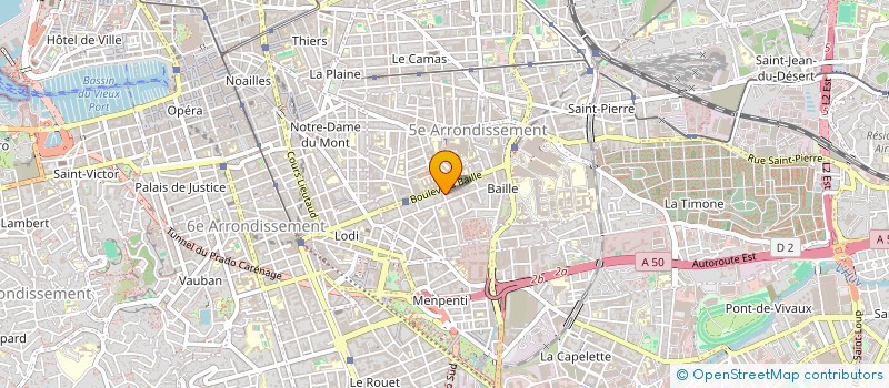 localisation de l'entreprise CAP BAT  MARSEILLE