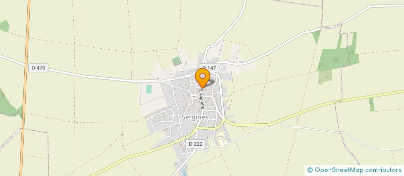 localisation de l'entreprise CAP BATIMENT à SERGINES