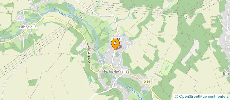 localisation de l'entreprise CAP-BE à NESLES-LA-VALLEE
