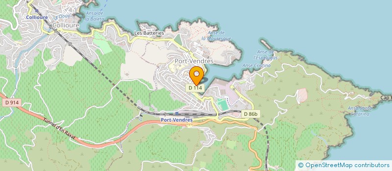localisation de l'entreprise CAP BEAR à PORT-VENDRES