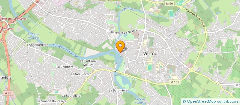 localisation de l'entreprise CAP BEIGE  VERTOU