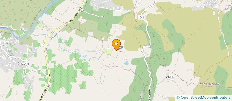 localisation de l'entreprise CAP BELLEVUE  SAINT-MAURICE-D'ARDECHE