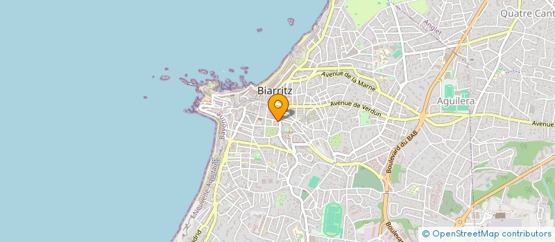 localisation de l'entreprise CAP BIARRITZ  BIARRITZ