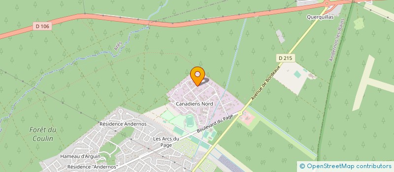 localisation de l'entreprise CAP BIEN ETRE à ANDERNOS-LES-BAINS