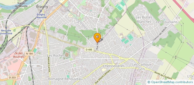 localisation de l'entreprise CAP-BIO SAS  ERAGNY