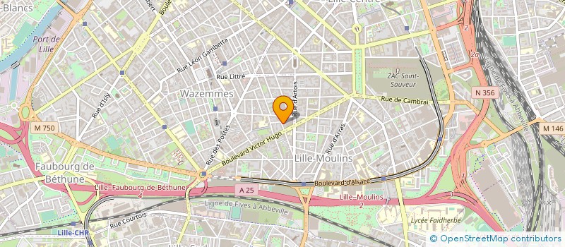 localisation de l'entreprise CAP BLANC à LILLE