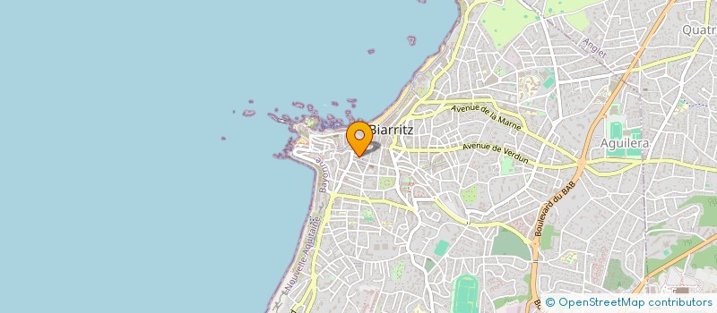 localisation de l'entreprise CAP BLEU à BIARRITZ