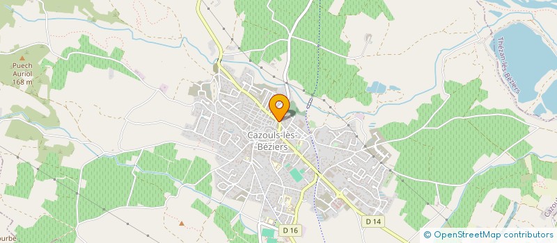 localisation de l'entreprise CAP BLEU à CAZOULS-LES-BEZIERS