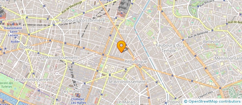 localisation de l'entreprise CAP BLEU SARL  PARIS