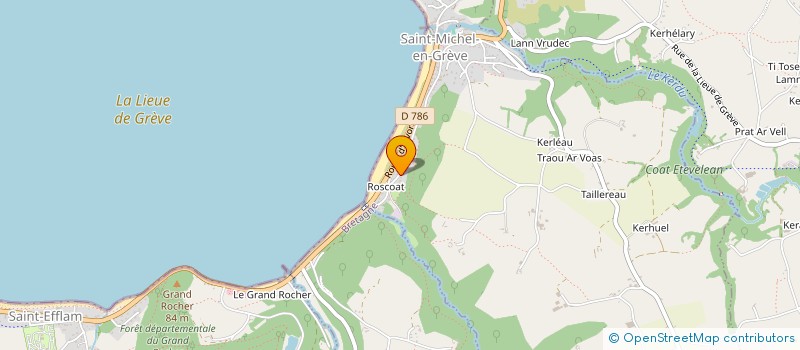 localisation de l'entreprise CAP BRETON  SAINT-MICHEL-EN-GREVE