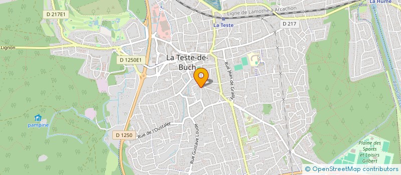 localisation de l'entreprise CAP BRICO à LA TESTE-DE-BUCH