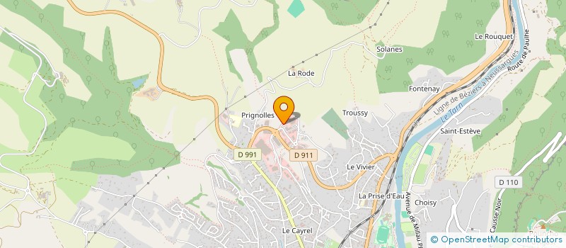 localisation de l'entreprise CAP BRICOLAGE à MILLAU