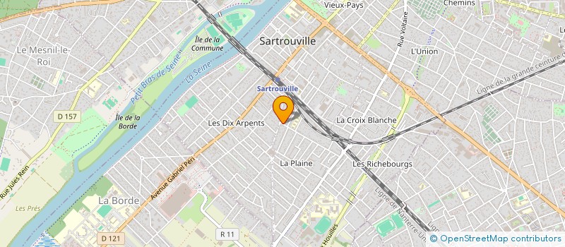 localisation de l'entreprise CAP BRYO.1  SARTROUVILLE