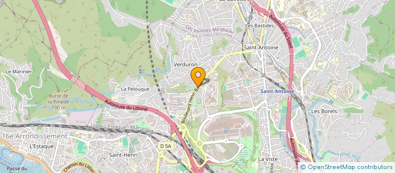 localisation de l'entreprise CAP BTP à MARSEILLE