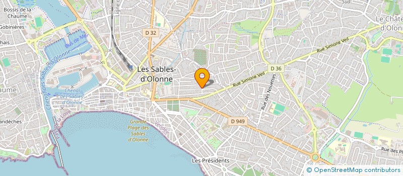 localisation de l'entreprise CAP BULLES à LES SABLES-D'OLONNE