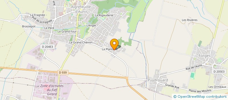 localisation de l'entreprise CAP BUSINESS LA ROCHELLE  AIGREFEUILLE-D'AUNIS